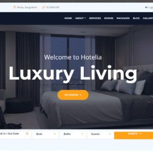 Hotelia - Hotel Booking / Resort Booking Management Website