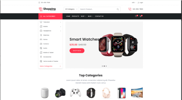Shopwise - Laravel Ecommerce Multilingual System (Latest version)